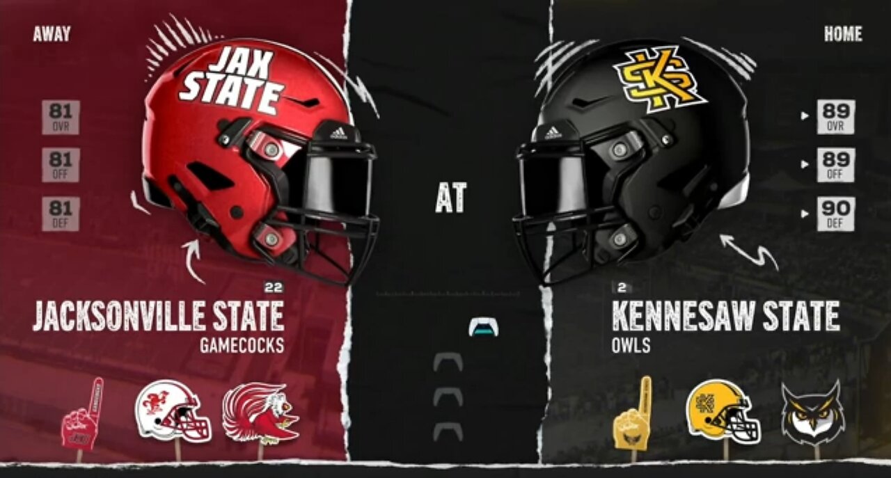 S4 Rebuild Kennesaw State vs Jacksonville State Ep3: Top 25 matchup!