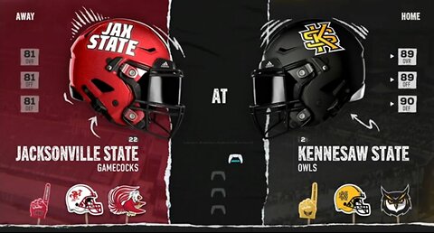 S4 Rebuild Kennesaw State vs Jacksonville State Ep3: Top 25 matchup!