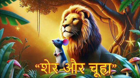 शेर और चूहा | दया और उपकार की कहानी | एनीमेटेड नैतिक कथा