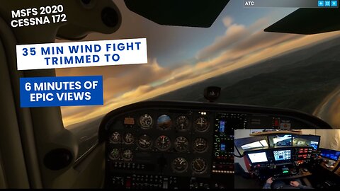 🔥🌄 From Fiery Dawn to Clear Day: Brutal Takeoff & Mountain Flight to Sliač Airport MSFS 2020 ✈️🌬️