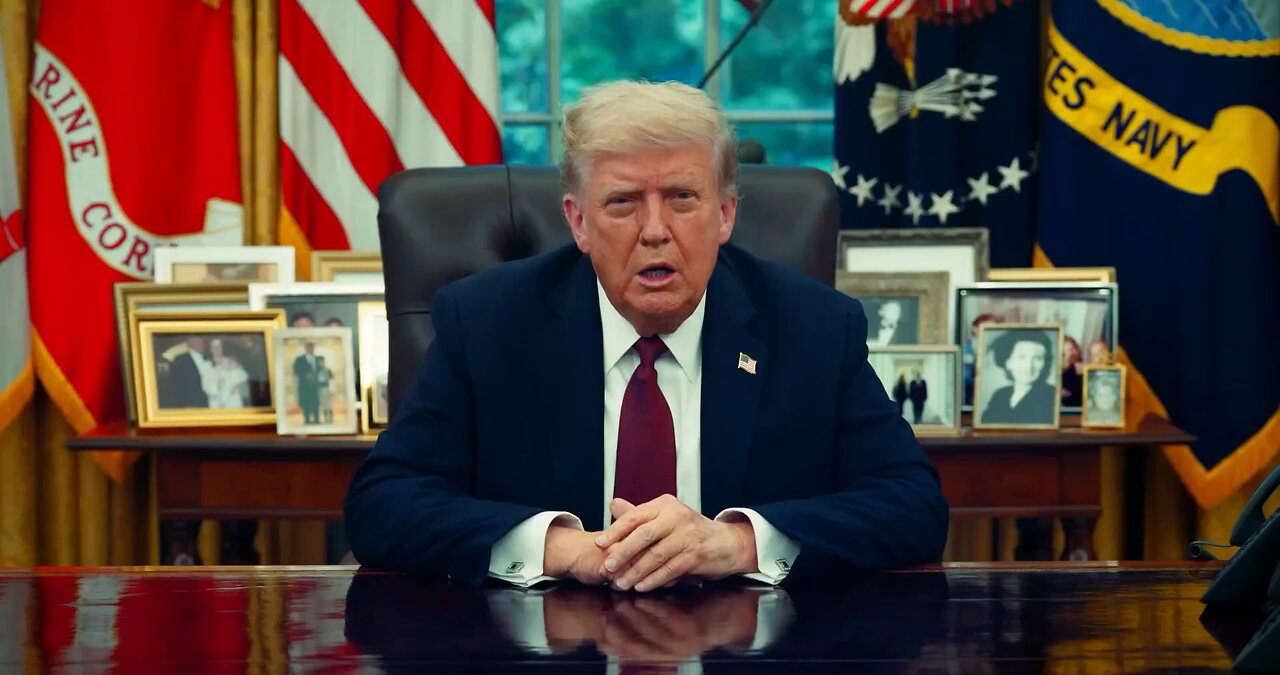 Trump statement on assassination of Charlie Kirk from Oval Office.