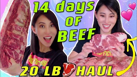 20 LB. Beef Haul, How I Store Ribeyes & Week 2 Update _ Carnivore Diet What I Eat in a Week