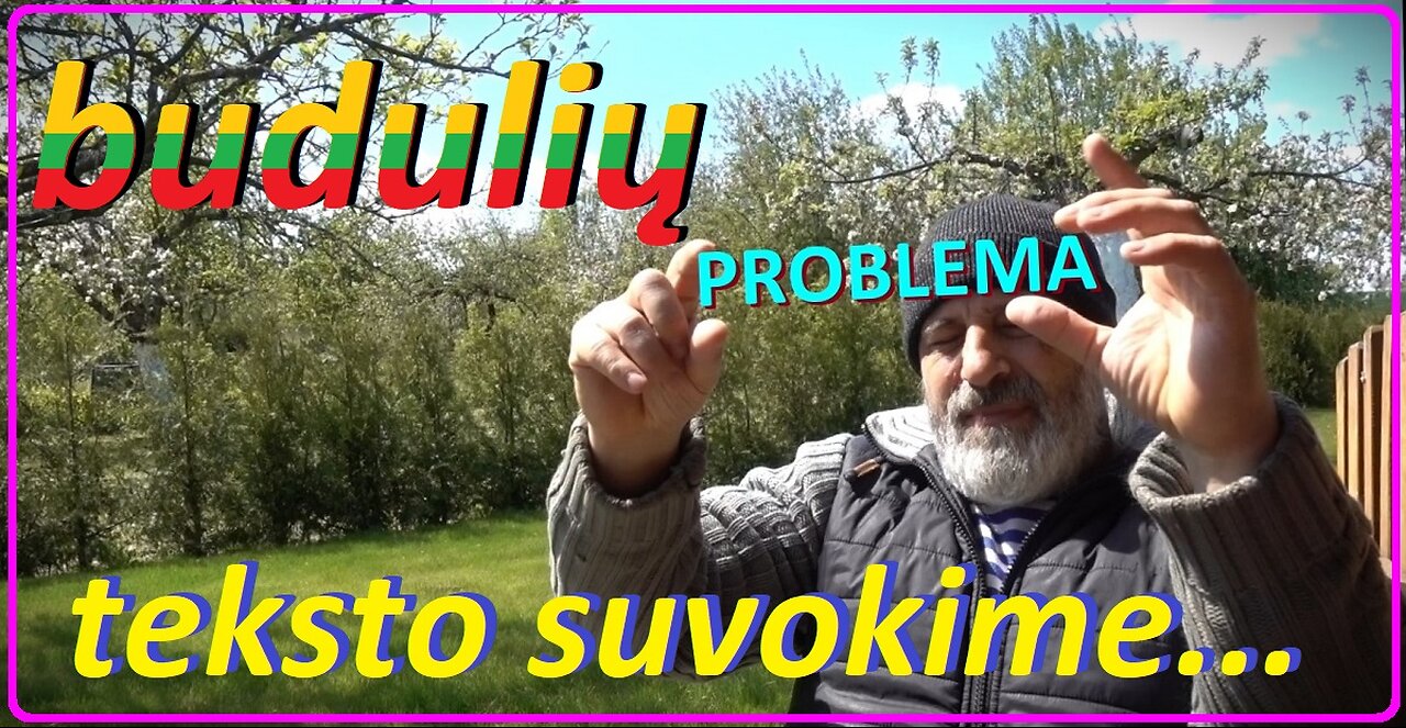 Kai turi problemų teksto suvokime... (nesŪpratoms)
