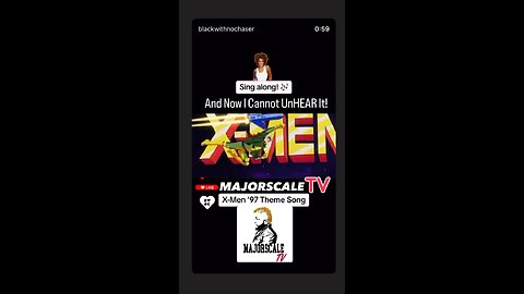 You can’t un-hear it 🎶🎵🎵🎶 #xmen #whitneyhouston #cartoons #nostalgia #majorscaletv