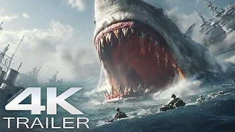 BEAST OF WAR Official Trailer (2025) | WWII Shark Horror Movie