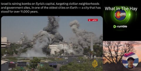 IDF BOMBS DAMASCUS, SYRIA (IDF Sends Warning Shot)