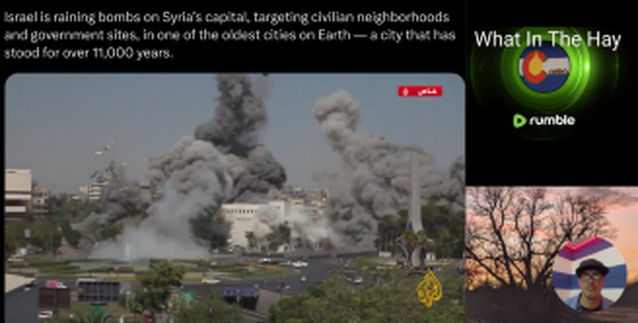 IDF BOMBS DAMASCUS, SYRIA (IDF Sends Warning Shot)