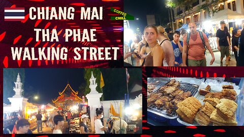 Tha Phae Walking Street - Night Market - Chiang Mai City - Sunday Walkabout - Northern Thailand TV