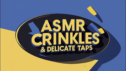 60-Second ASMR Crinkles & Delicate Taps (No Talking • Quick Calm Reset)