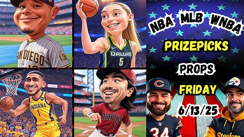 🔥9 FIRE MLB PROPS | 🏀 NBA PROPS | 🏀 WNBA PROPS | FRIDAY 6/13/25