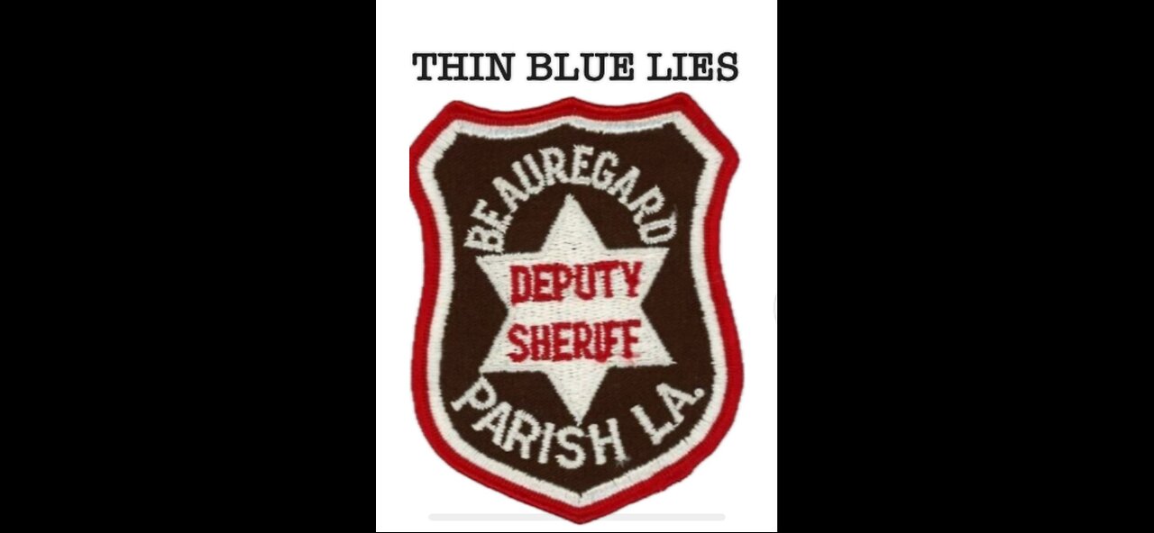 Thin blue lies