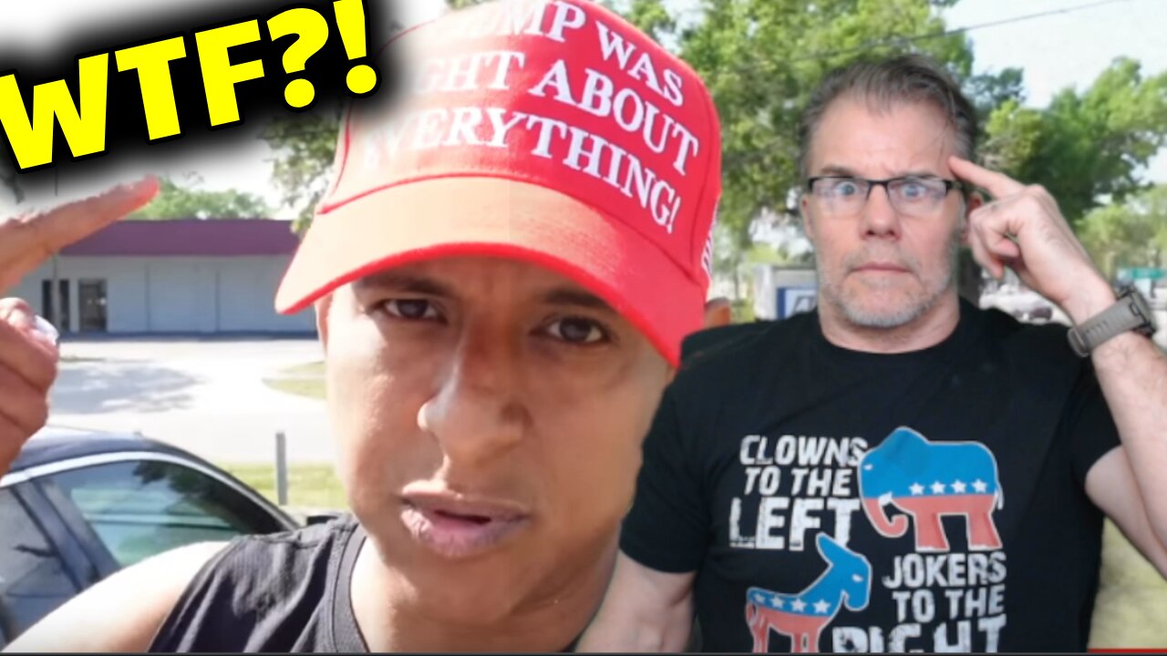 WTF?! Watching TRUMP Loyalists Crash CRAZY Tesla Protestors