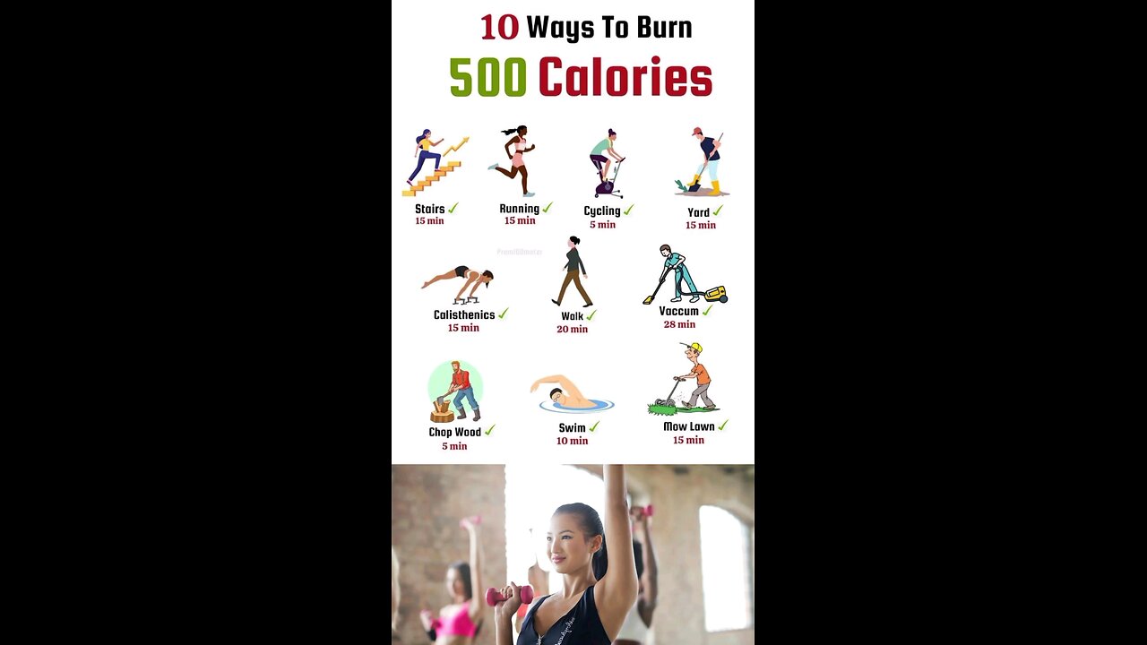 10 ways to burn 500 calories
