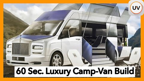 Must See 60 Second Luxury Camper Van Build, Fabrication and Assembly | on UVueTV