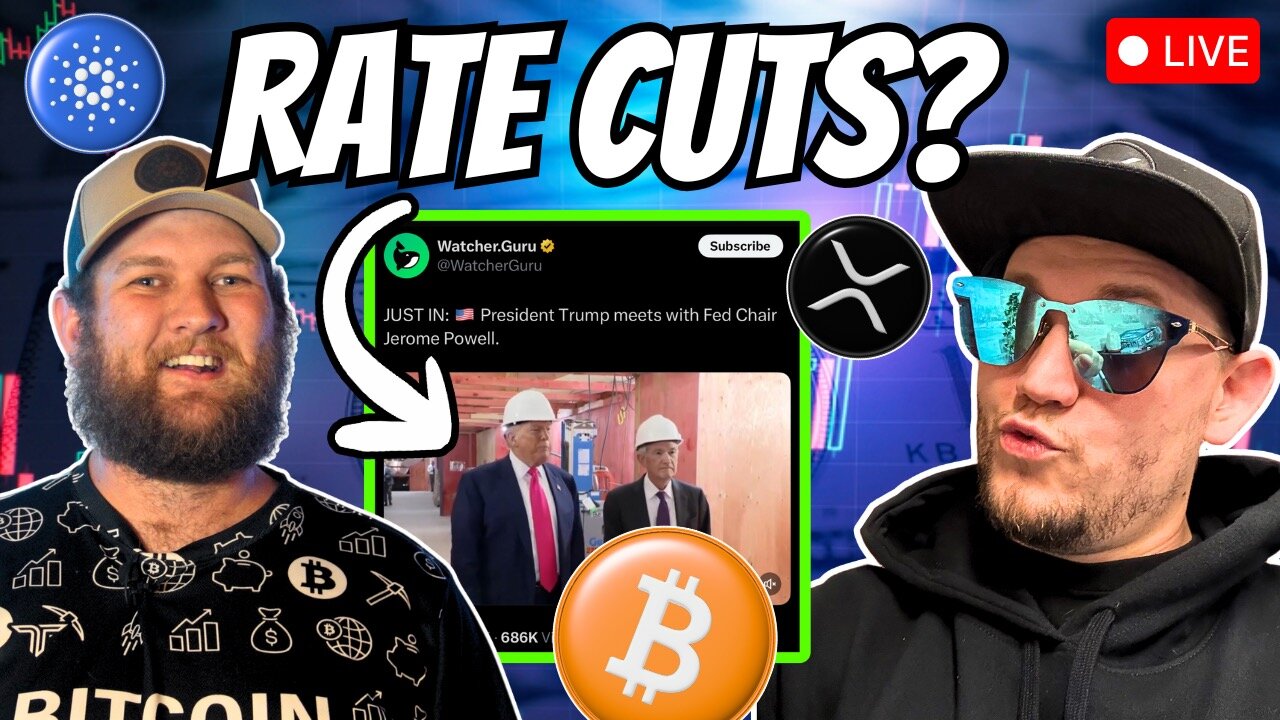 Crypto's Next Bull Move! Trump Pressures Powell for Rate Cuts