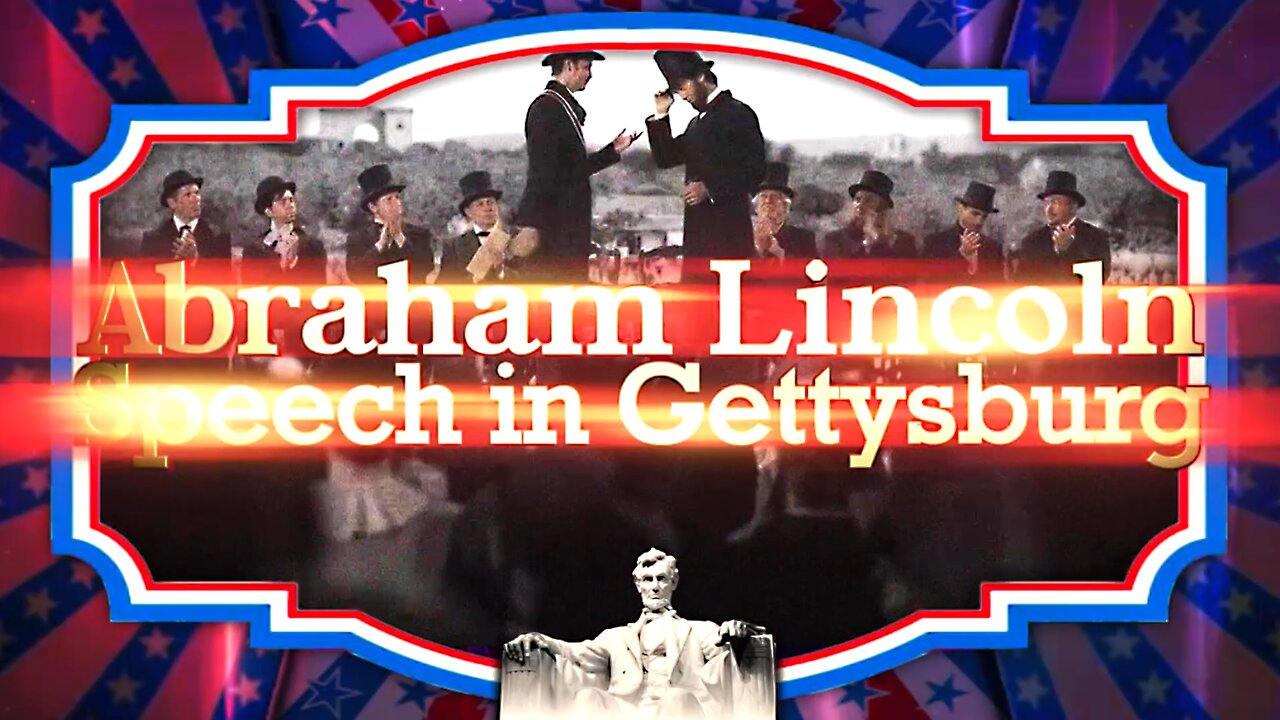 Abraham Lincoln speech at Gettysburg