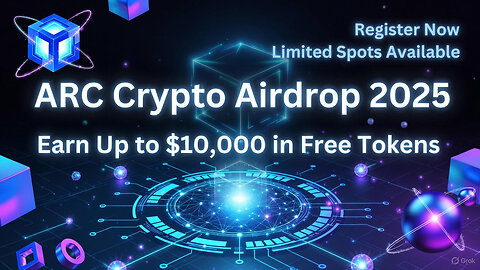 ARC Crypto Airdrop 2025: Earn Up to $10,000 FREE Tokens – Complete Guide by @arc