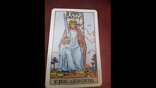 Morning Tarot Reading: The King of Swords!
