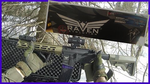 THE RAVEN NEO SERPENT CARBINE BK/TAN - AIRSOFT AEG (SPREAD YOUR WINGS EDITION)