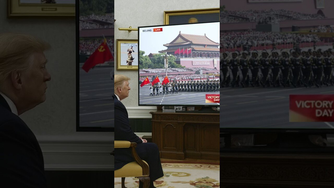 Trump Reacts to China’s V-Day Military Parade