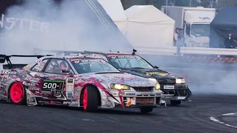 Car drifting in Japan