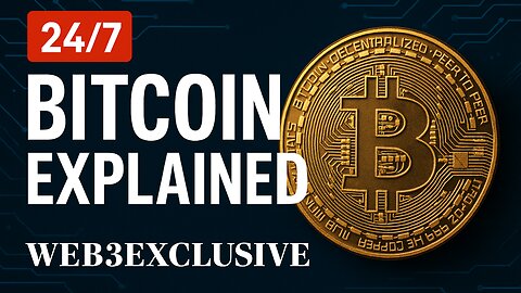 🔴Bitcoin Explained – The Ultimate 24/7 Crypto Education Stream