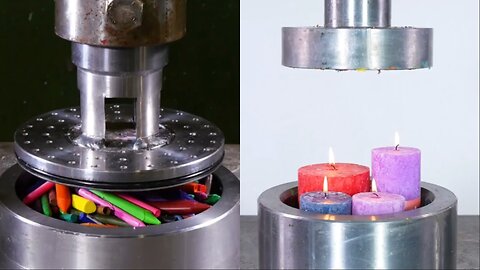 #Hydraulic_Piston_vs_Pens_ASMR 🔥😍