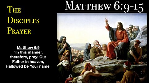 ** Matthew 6-9-15 - The Disciples Prayer ** | Grace Bible Fellowship Monmouth County | Sermons