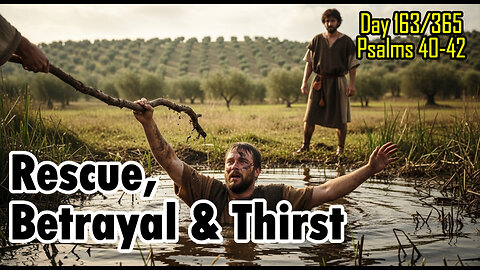 Day 163/365 - Stuck In A Slimy Pit Waiting Persistently For The Lord #psalms #bible