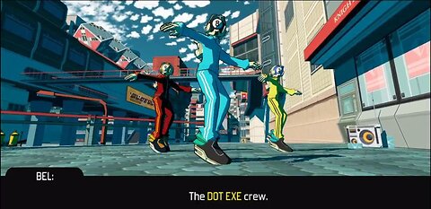 omb Rush Cyberfunk chapter 3 - Crew talk about the next gang, Dot EXE