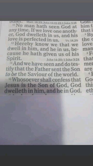 1 John 4:12-15