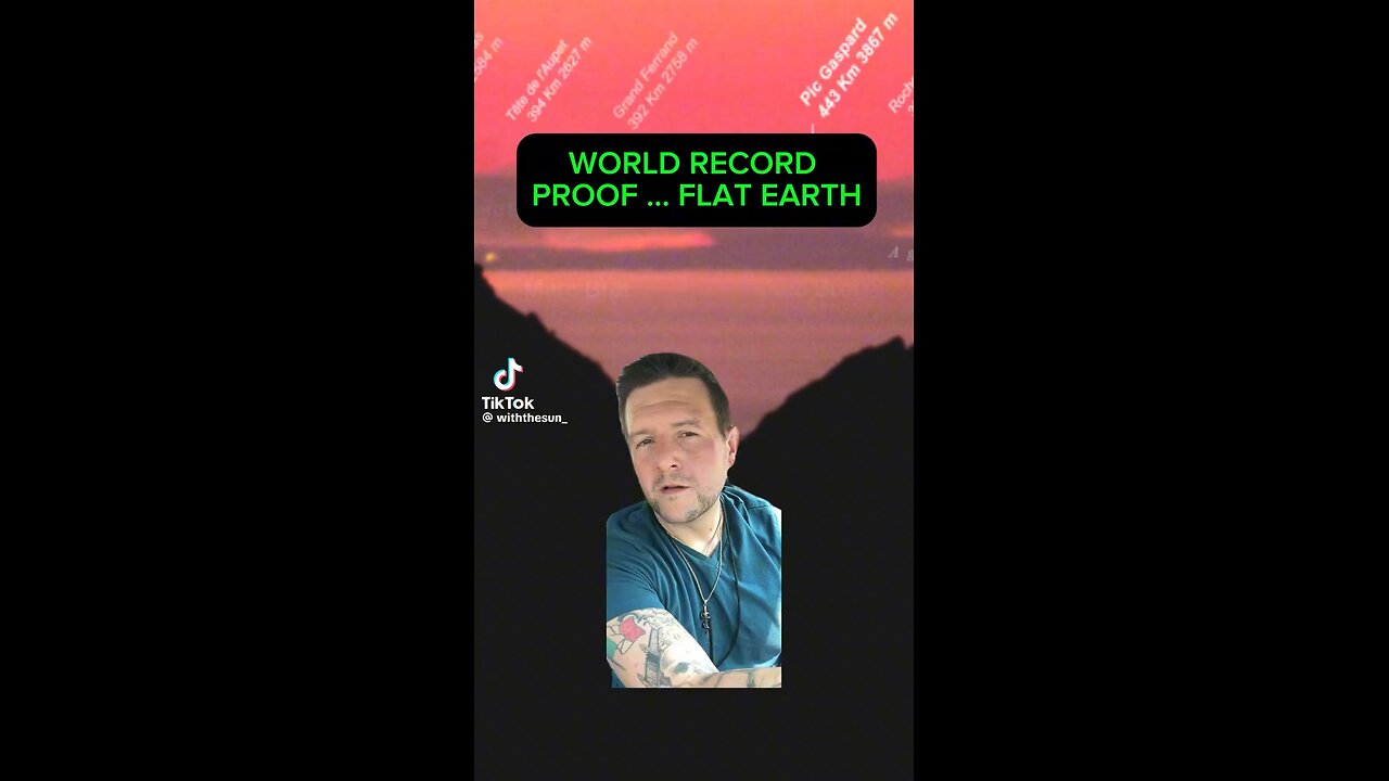 World record photos and the flat earth