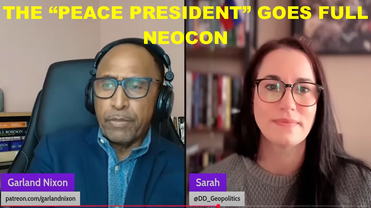 SARAH/DD GEOPOLITICS - THE "PEACE PRESIDENT" DOUBLE CROSSES MAGA & GOES FULL NEOCON