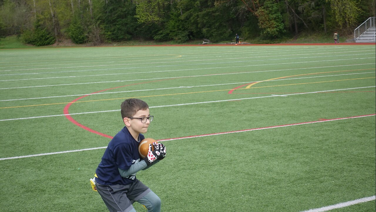Ariel at Flag Football