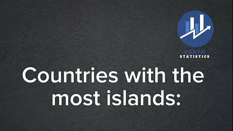Countries with the most islands