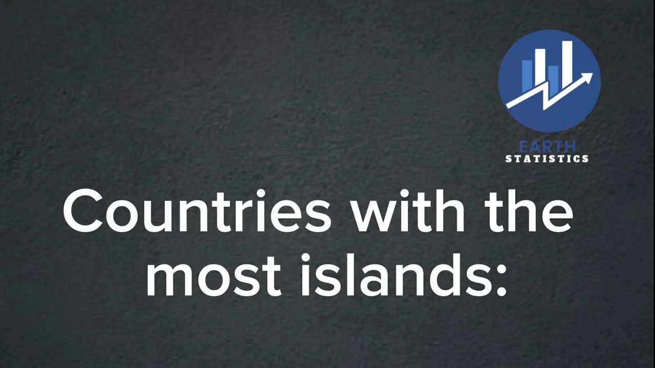 Countries with the most islands