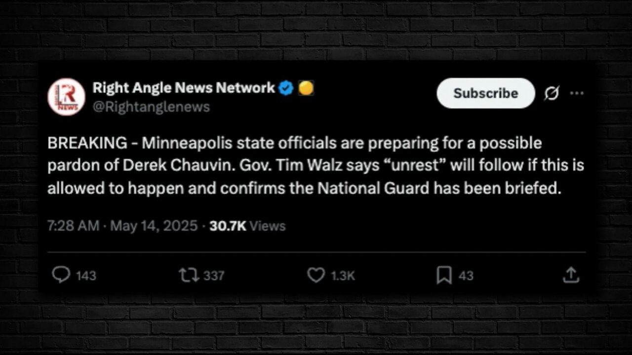 Minneapolis is About to be on Fire as Talks of Derek Chauvin Pardon Circulate | Drew Berquist