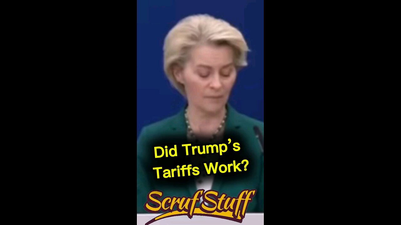 Trump tariffs worked on the E.U.? Maybe? What choice did they have? #Trump #maga #eu #EuropeanUnion
