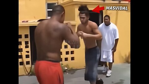 Street Fight Jorge Masvidal (ufc) knockout crazy Fight