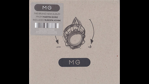 MG (Martin L. Gore) - MG (UK, Europe & US) 2015 CD