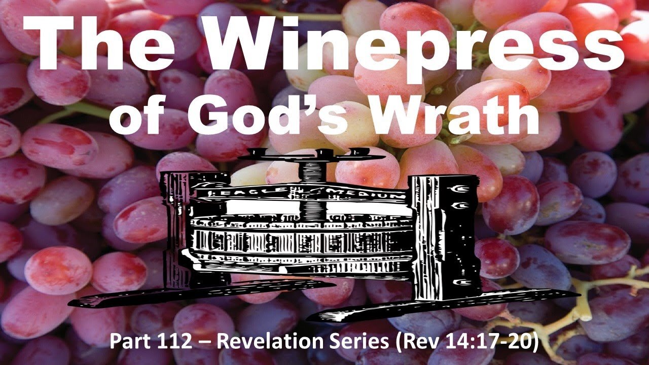 031825 This is a winepress. Moses strikes at My time—My wrath is Sean Mitchell. Fear God