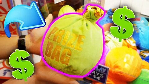 Won a MYSTERY PRIZE BAG from the Claw Machine!