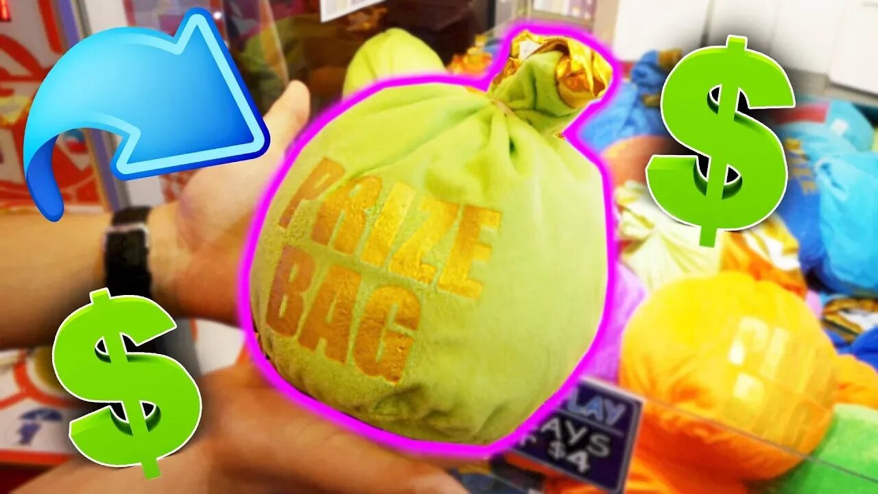 Won a MYSTERY PRIZE BAG from the Claw Machine!