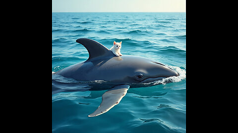 Whale love kitten alot
