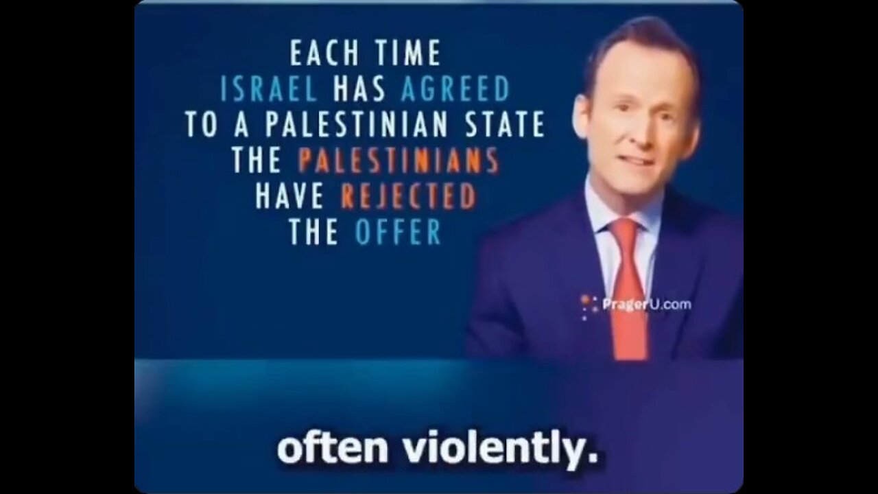 David Brog: The Arabs don't want peace in Israel (5 minute history)