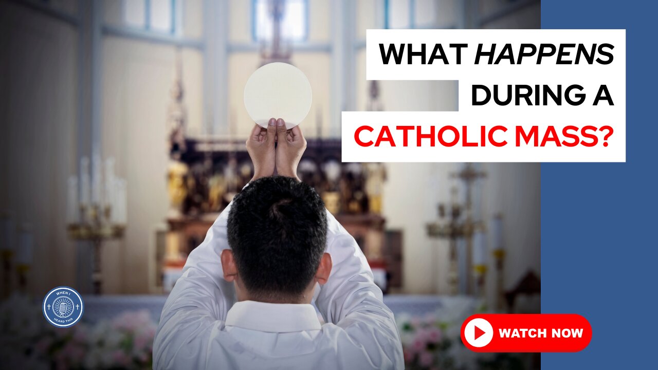 What happens during a Catholic mass?