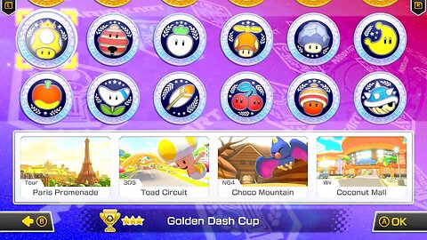 Mario Kart 8 Deluxe (Golden Dash, Lucky Cat, Fruit, & Boomerang Cup 150cc)