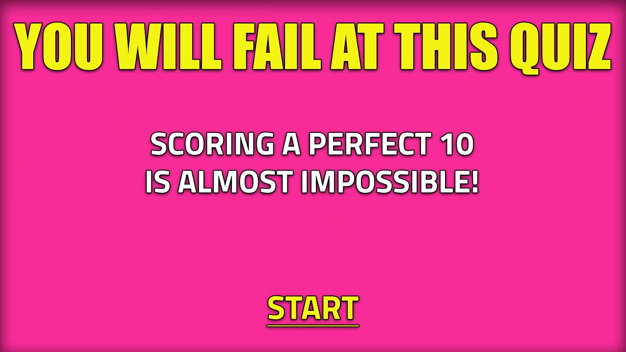 Unbeatable Trivia Quiz