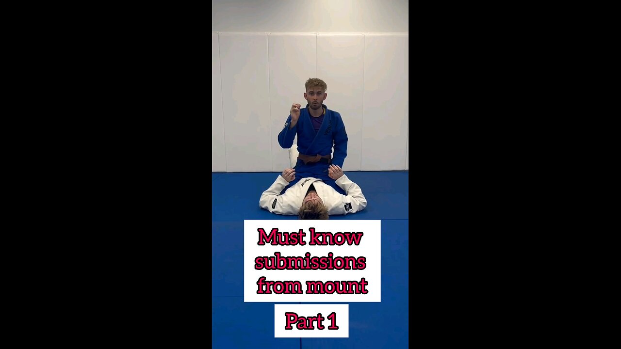 Must know submission from mount