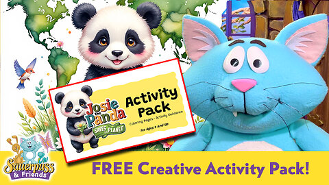 Josie the Panda saves the planet, save the planet for kindergarten, narrated Earth Day for kids